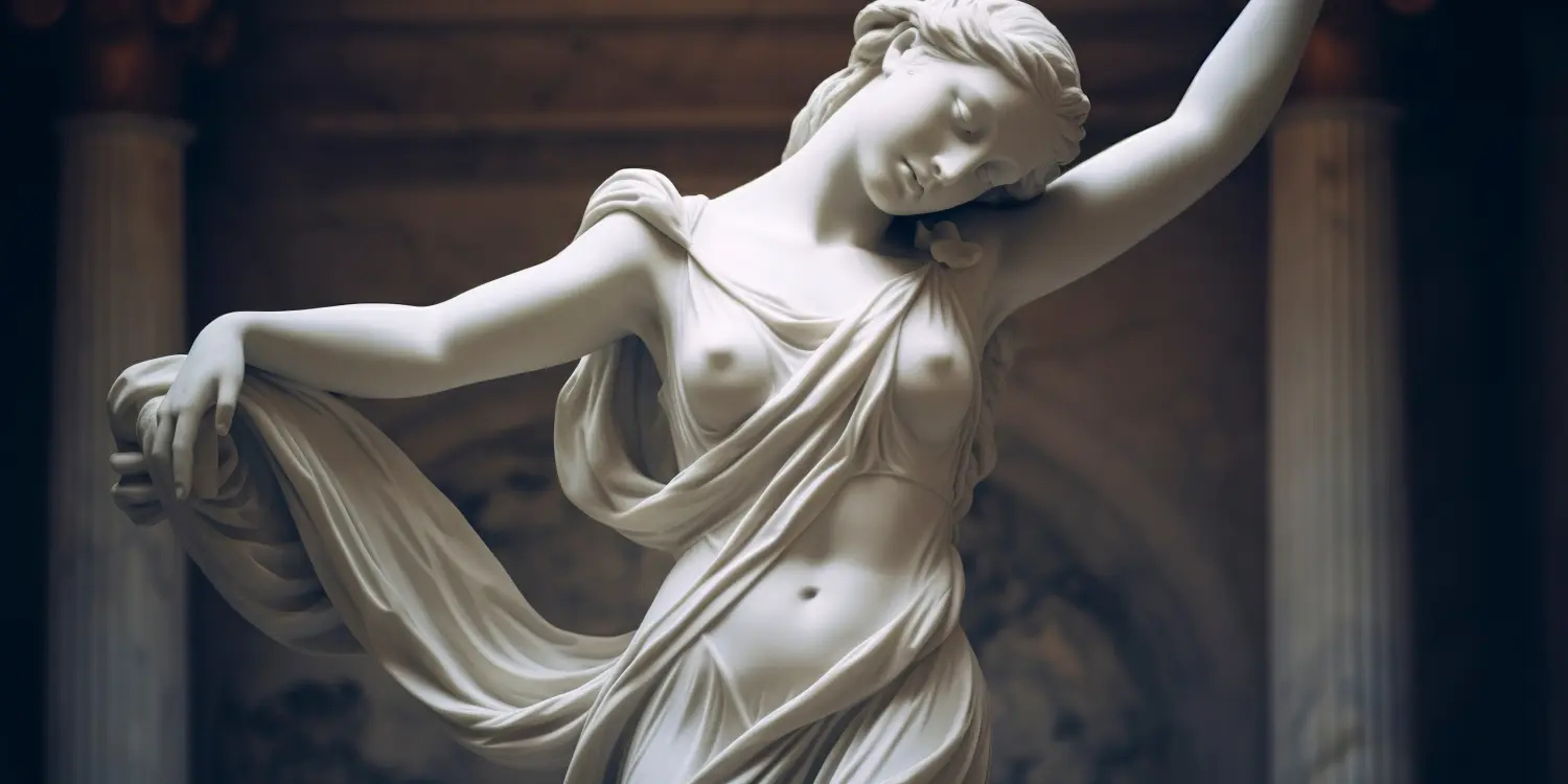 Cosmopolitan Aesthetics Hannover und Braunschweig - Marmorstatue einer Ballerina.