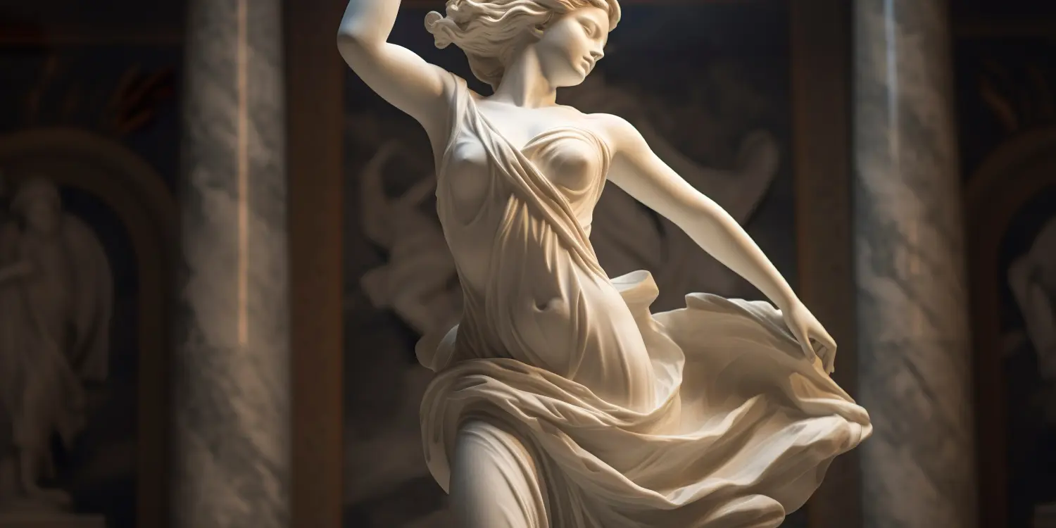 Cosmopolitan Aesthetics Hannover und Braunschweig - Marmorstatue einer Ballerina.